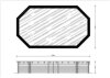 Interline Holzpool Bali 8-Eck Oval 8,40 x 4,90 m inkl. Eco Sandfilterset 8 m3