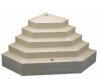 Schwimmbad Polystyrol Einbau Eckreppe Trapez