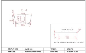 Aktion Beckenrandstein Naturstein Kiruna Rundbecken Komplettset