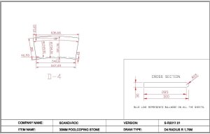 Aktion Beckenrandstein Naturstein Kiruna Rundbecken Komplettset