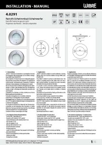 Wibre LED Retrofit-Scheinwerfer basiert auf 4.0291.00.1