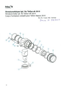 Fitstar Armaturenkörper für Taifun ab 2010 Bronze