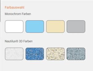 Aquacomet KFT GFK Fertigbecken Pico 450 Ceramicline