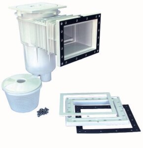 Astral Skimmer Oberflächenabsauger für Folienbecken Typ 17.5 365 mm mit Farbeinschüben in Anthrazit