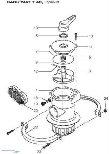 Speck Sterndichtung T40 mit Ventileinsatz Badumat...