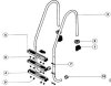 Astralpool Leitereinbauhülse / Einbauhalterung 43 mm 1 Paar