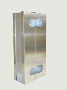 Plattenwärmetauscher Gelötet V4A PWT 30/20 kW Ohne Isolierung