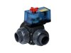 Praher 3-Wege-Kugelhahn Ø 50mm mit elektrischem Stellmotor 230 V Modell S4 EO510 ECO