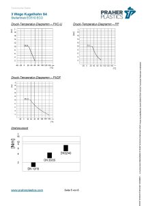 Praher 3-Wege Kugelhahn S4 EO510 ECO 230 VAC Ø 50 mm T-Kugel