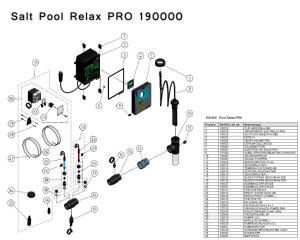 Bayrol Ersatzteil Salt Relax Pro Sensorhalter 3-fach