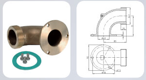Fitstar Druckstutzen G2" 90° für RG-Pumpe...