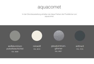 Aquacomet Schwimmbadüberdachung STAR PLUS