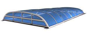 Aquacomet Schwimmbadüberdachung STAR PLUS
