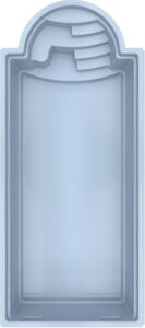 Aquacomet KFT GFK Fertigbecken Kalipso 850 Ceramicline