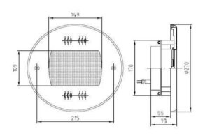 Vitalight Unterwasser-Lautsprechereinheit