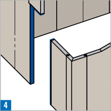 LUX ELEMENTS®  CONCEPT-WA 1201-1500 mm Bausatz für Wände