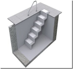 REKU Handlauf klein V4A für Polyestertreppe Eleganz