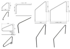 REKU Handlauf klein V4A für Polyestertreppe Eleganz