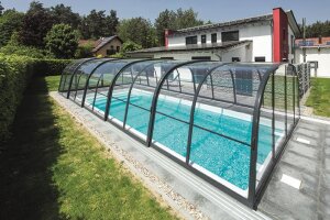 novacomet Schwimmbadüberdachung HARMONIE PLUS & HARMONIE