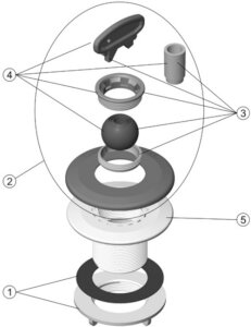 Astral Einlaufdüse Sand Multiflow 2" für Folien-/Fertigbecken