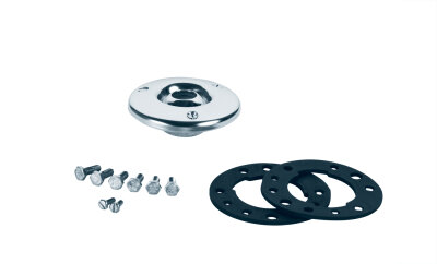 Astral Einlaufdüse Flanschscheibe Folienbecken Edelstahl V4A Kugel d 25 mm