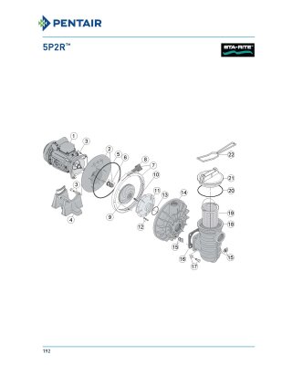 Sta-Rite Spannring für  Kunststoff-Pumpe 5P2R + 5P4R/P6R