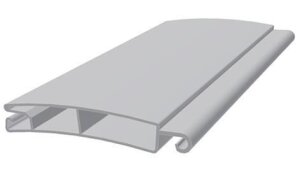 Bieri Duotherm PVC Ersatzlamelle weiß Profil: 46 x 8 mm inkl. Endkappen: 350 cm