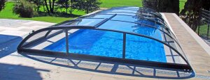 Alukov Schwimmbadüberdachung Azure Flat Compact Typ...