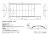 Alukov Schwimmbadüberdachung Azure Flat Compact Typ 5 - 4,25x8,55x0,90m Seiteneinstieg Rechts