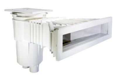 Astral ABS Slim-/Flachskimmer für Folien-/Betonbecken Standard weiß mit 6° Neigung