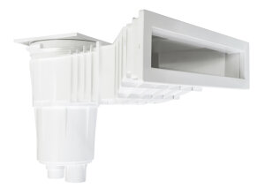 Astral ABS Slim-/Flachskimmer für Folien-/Betonbecken Standard weiß mit 6° Neigung