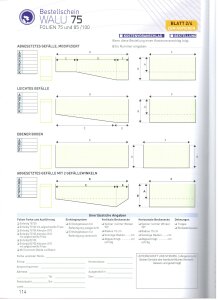 WALU 75/100 Alkorplan 2010 Hochtemperaturfolie bis 33° C einfarbig Maßkonfektion Preis pro m²