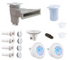 Astral Profi Paket Einbauteile Set für Schwimmbecken Slim-Skimmer