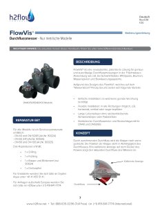 PVC Durchflussmesser FlowVis Ø 50 mm, 2400 - 21600...