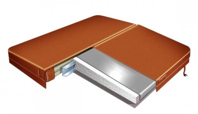 Whirlpool Spa Thermo Cover Rechteck Abdeckung Radius 15-20 cm