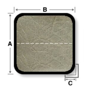 Whirlpool Spa Thermo Cover Rechteck Abdeckung Radius 15-20 cm