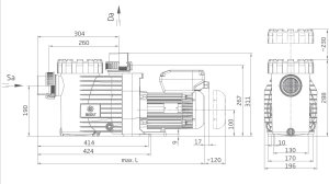 Speck Filterpumpe BADU Gamma ECO VS 230 Volt