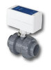 Swim-Tec PVC 2-Wege-Kugelhahn d 63 mm elektrischer Stellantrieb 230 V