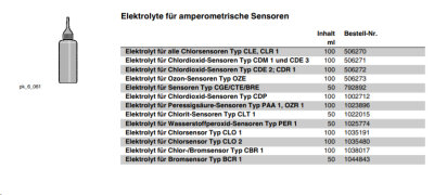 Prominent Lösung Elektrolyt für Sensoren Typ CGE/CTE/BRE 50 ml