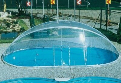 Aktion Cabrio Dome für Ovalbecken Schwimmbad Überdachung