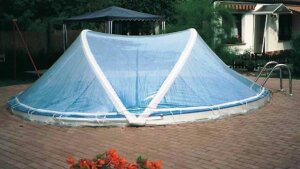 Aktion Cabrio Dome für Ovalbecken Schwimmbad Überdachung