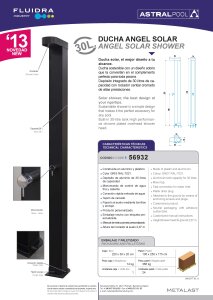 Astral Ablasschraube 1/4" für Angel Solardusche