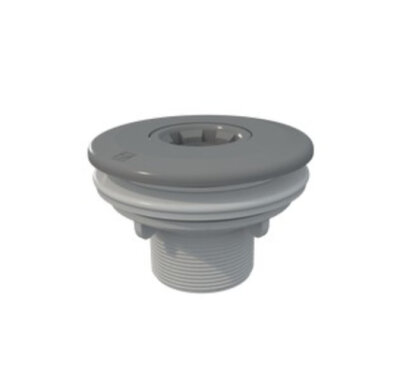 Astral Einlaufdüse Grau Multiflow 2" für Beton-/Fliesenbecken