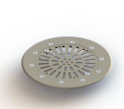 Astral Edelstahl Blende V4A für Bodenablauf 00270