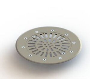 Astral Edelstahl Blende V4A für Bodenablauf 00270