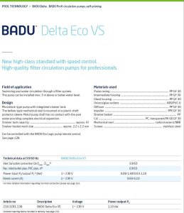 Speck Filterpumpe BADU Delta Eco VS