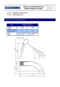 Astralpool Rutsche links gekurvt nach DIN-7926 Spielplatznorm