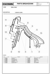 Astralpool Rutsche links gekurvt nach DIN-7926 Spielplatznorm