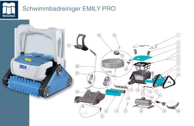 Emily Pro Antriebsachsen Kit mit Bürstenhalter