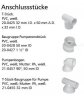 Pumpenverschraubung 50 mm für Massagepumpe Balboa weiß